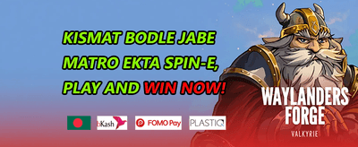 সেরা স্লট গেমের ফ্রি স্পিন promotion banner
